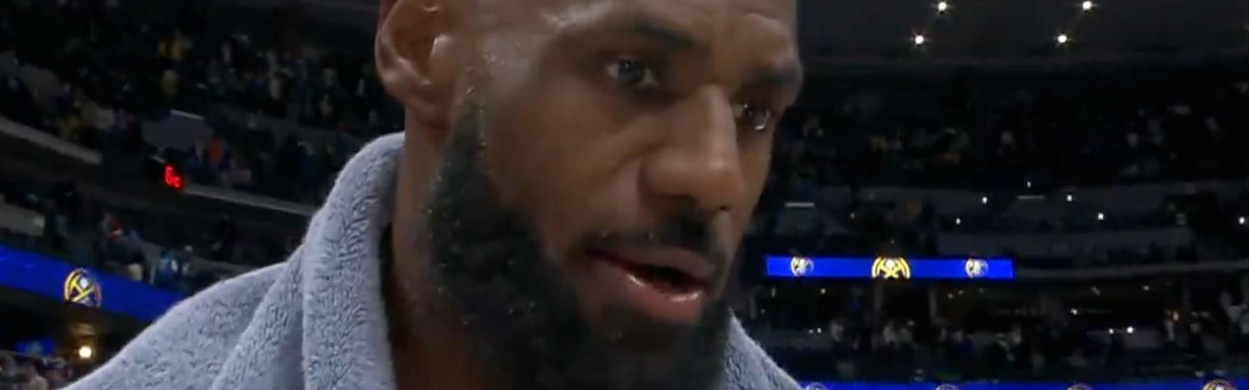 詹姆斯：祝贺东契奇荣膺全明星票王；今晚我的失误有点多了